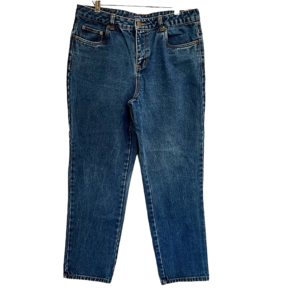 Bill Blass Jeans Petite Easy For High Waist Straight Leg Mom Jeans Size 12P